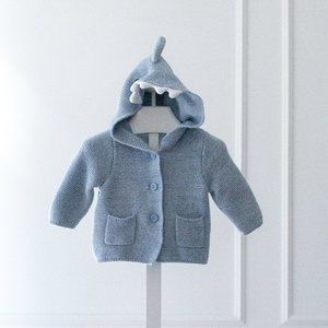 [3-6m] Baby Gap Knit Button down Cardigan - Shark